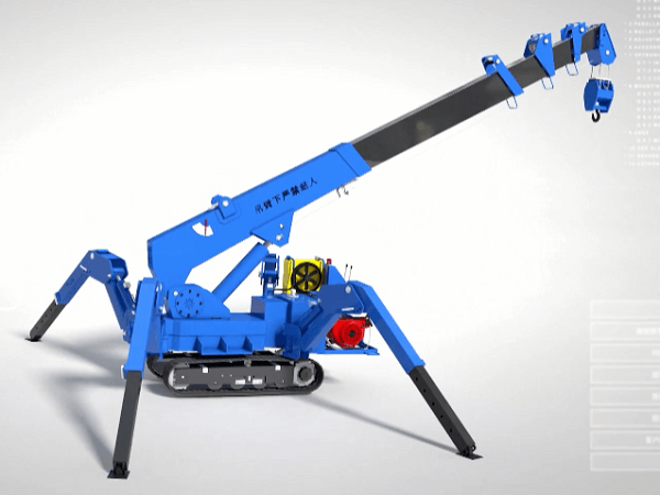 Details Of Spider Crane High Degree Of Automation Sevencrane