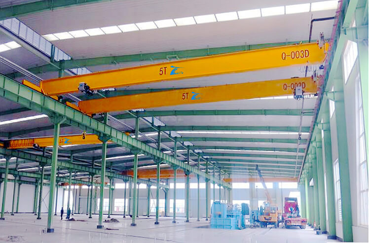 Electric Travelling Cranes 10T Single Beam Bridge Crane - SEVENCRANE